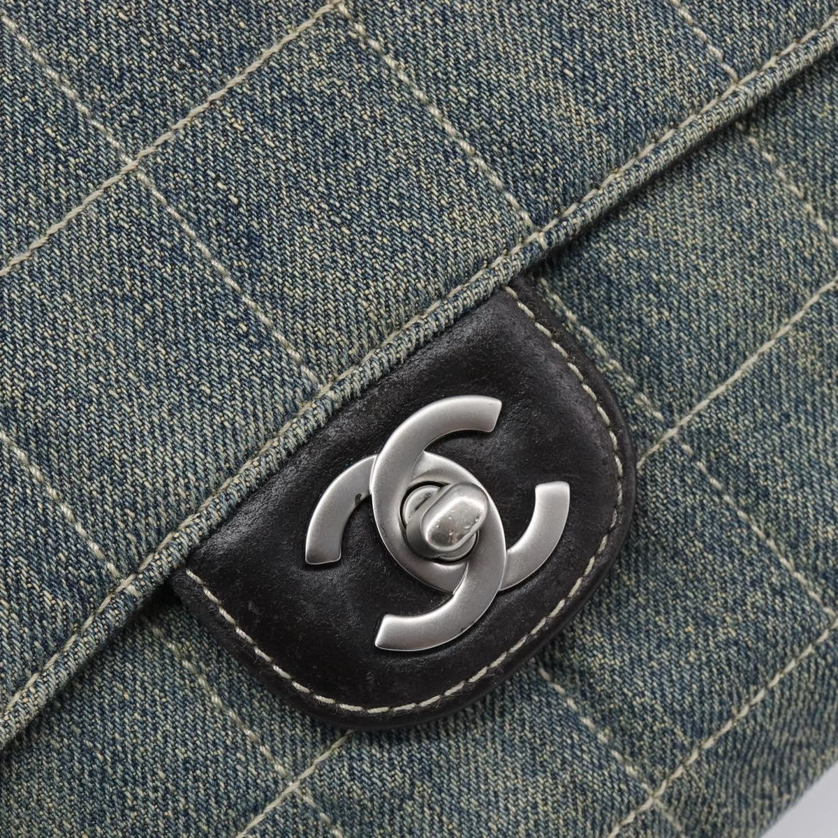 Chanel Single Flap Bag Denim
