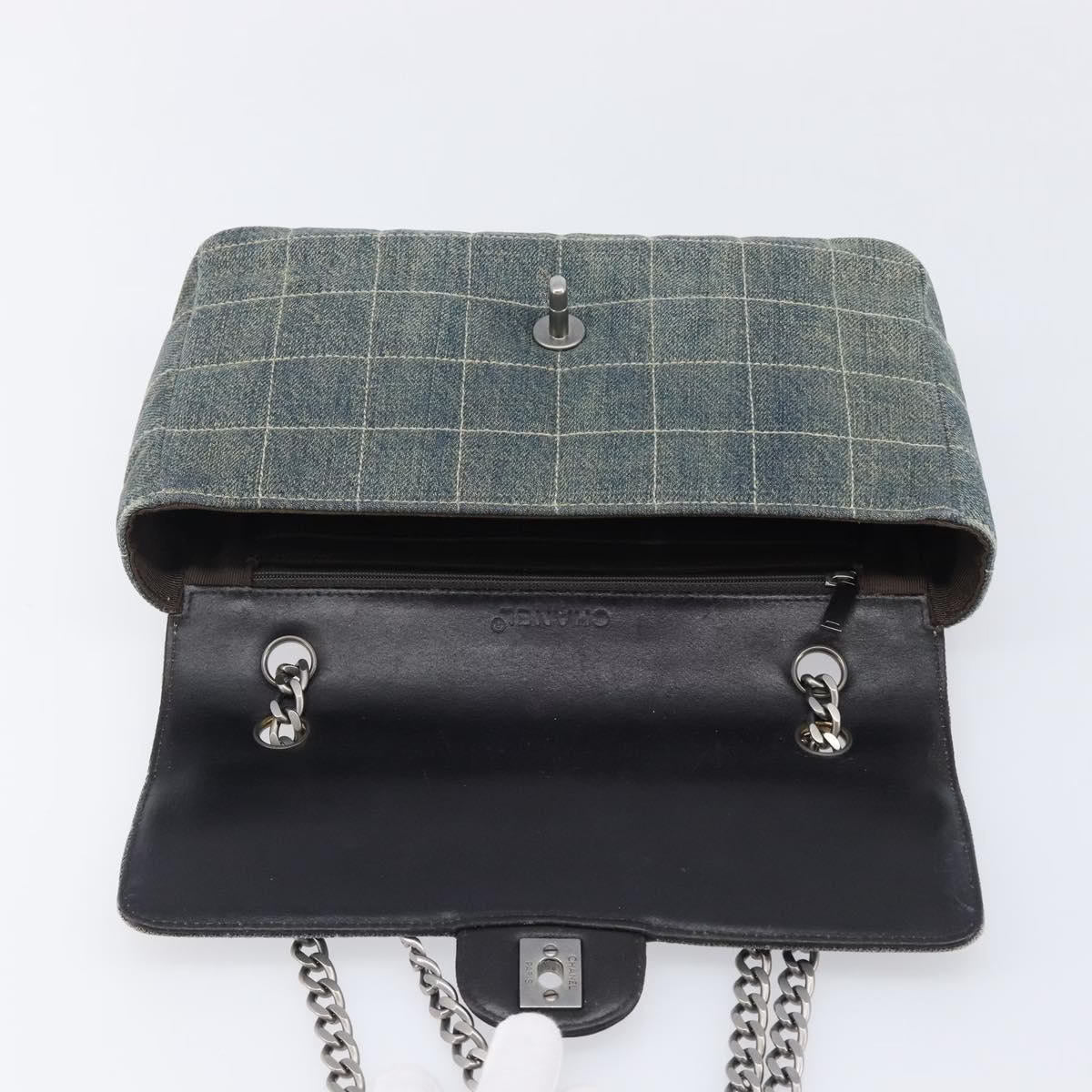 Chanel Single Flap Bag Denim