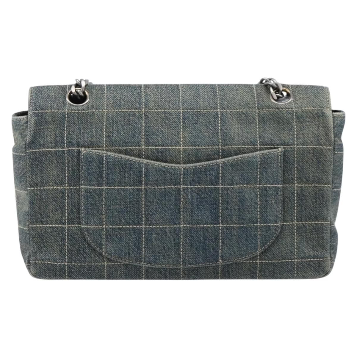 Chanel Single Flap Bag Denim