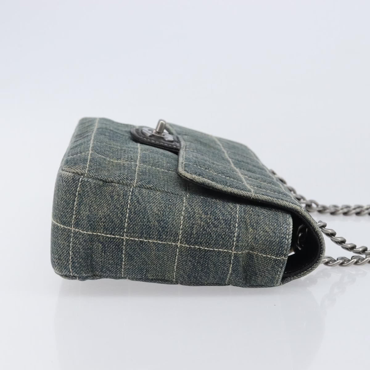 Chanel Single Flap Bag Denim