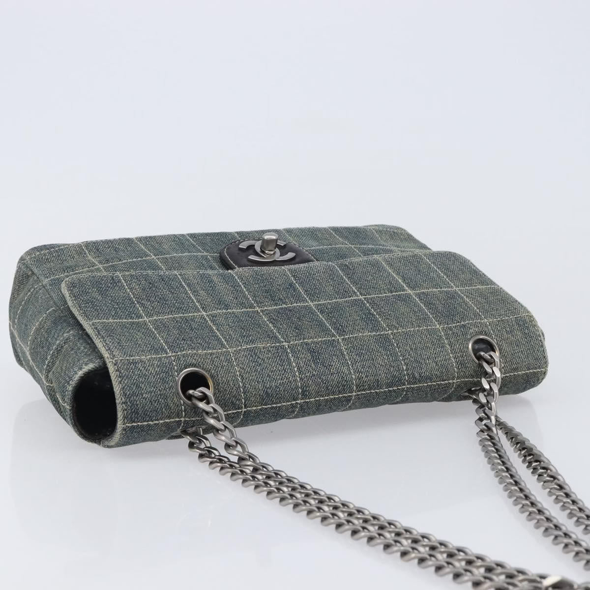 Chanel Single Flap Bag Denim