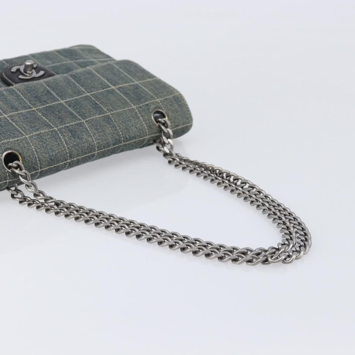 Chanel Single Flap Bag Denim