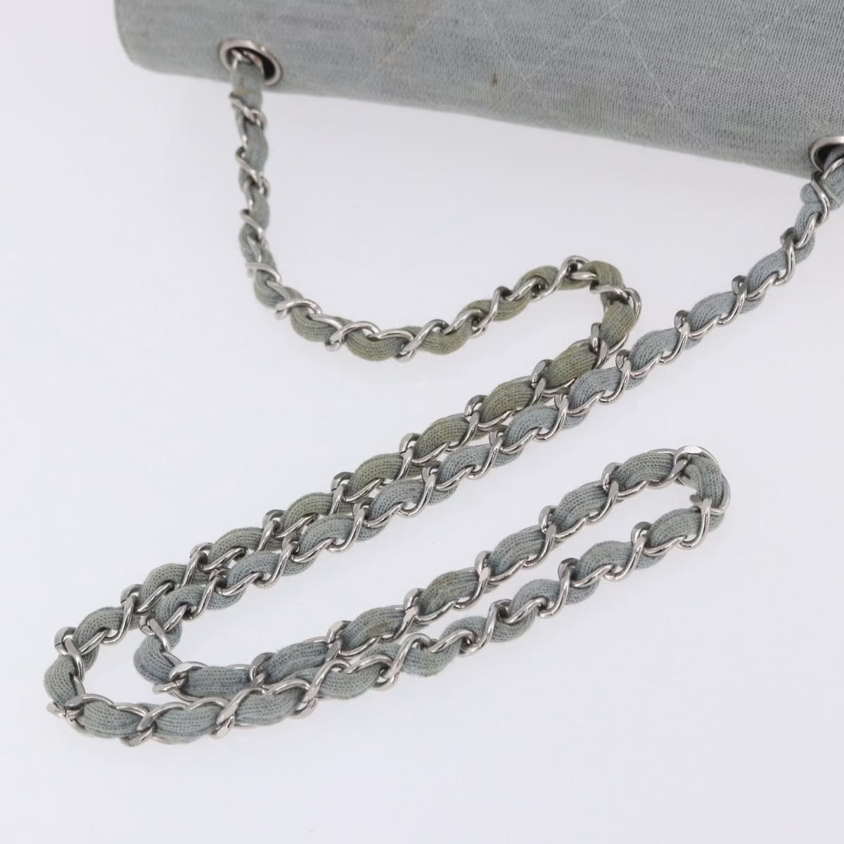 Chanel Single Flap Bag Denim