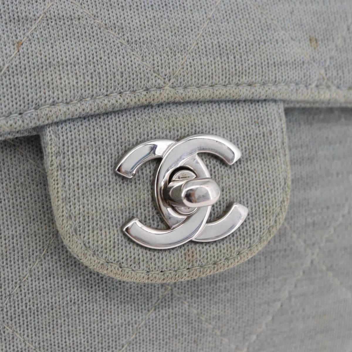 Chanel Single Flap Bag Denim