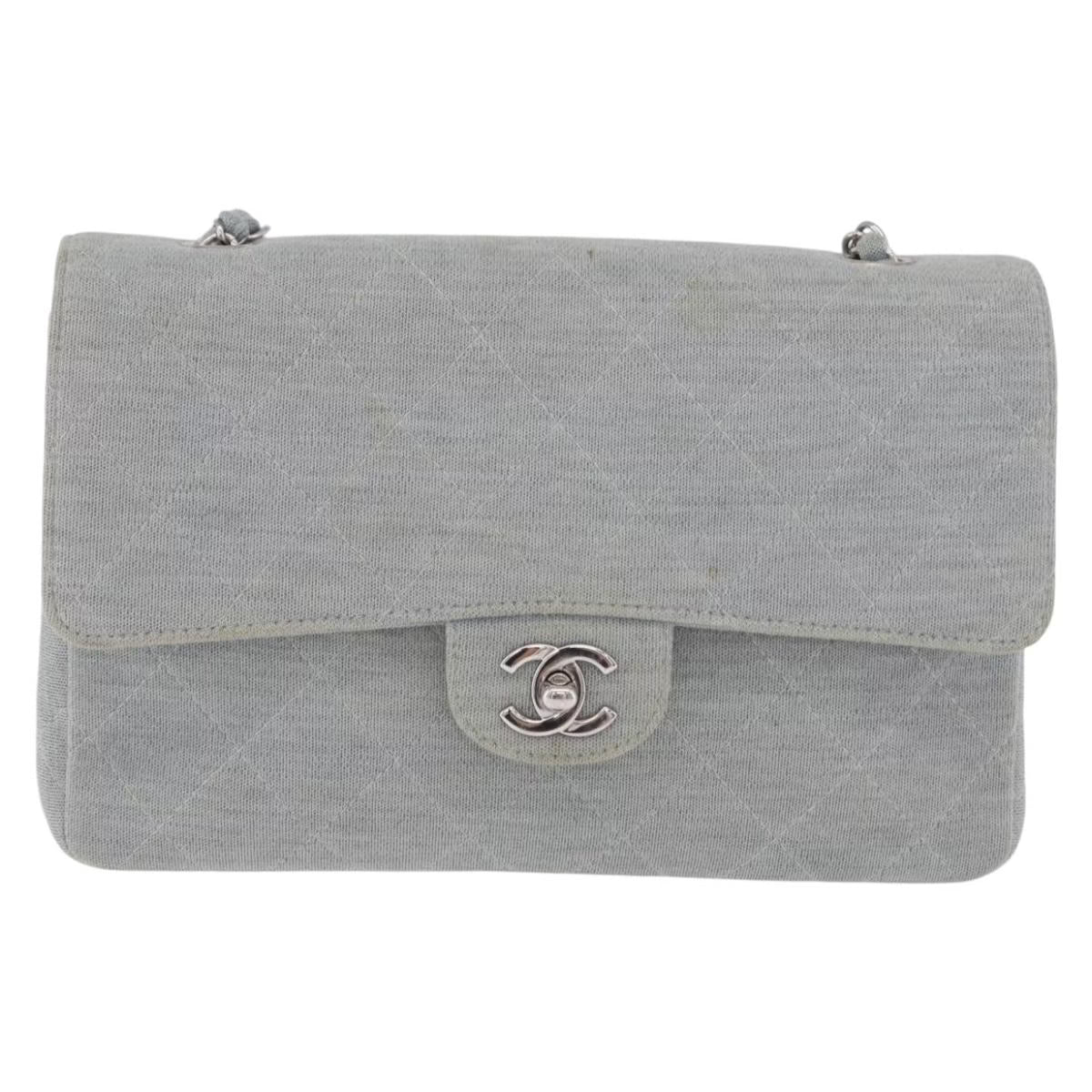 Chanel Single Flap Bag Denim