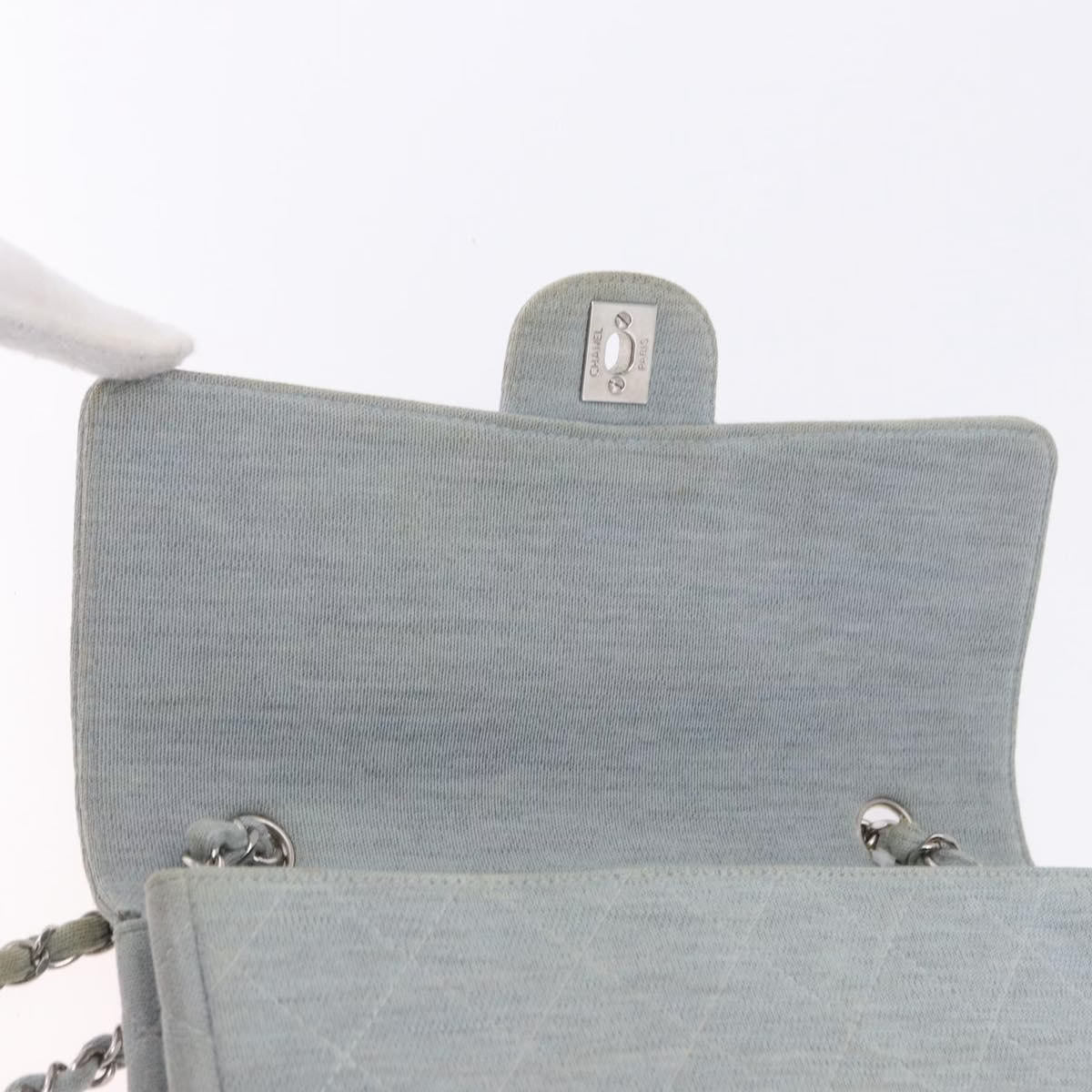 Chanel Single Flap Bag Denim