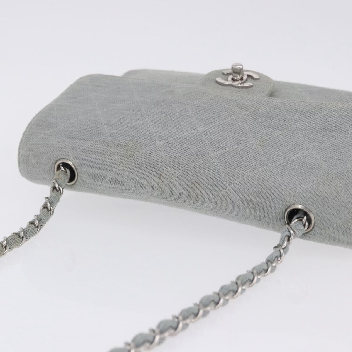 Chanel Single Flap Bag Denim