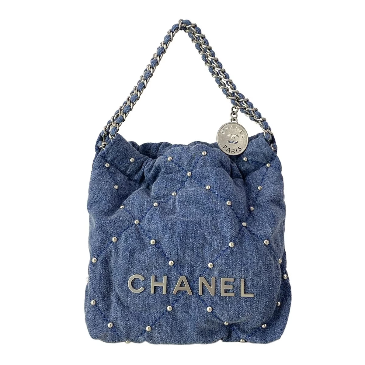 Chanel 22 Denim Mini Bag