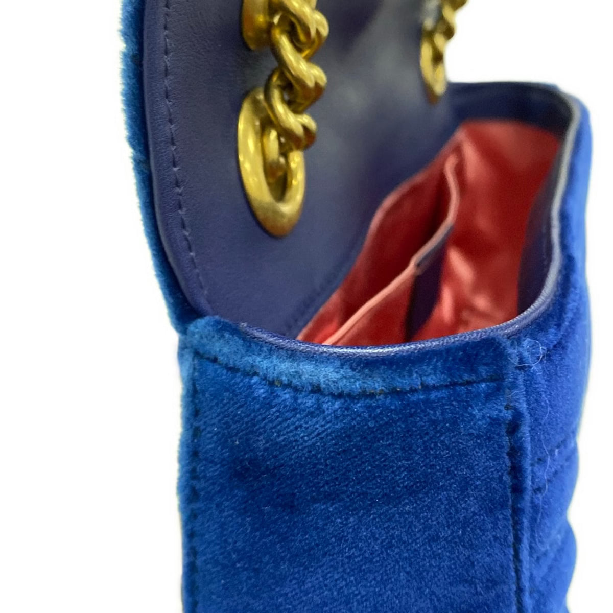 Gucci Marmont Velvet Midnight Blue