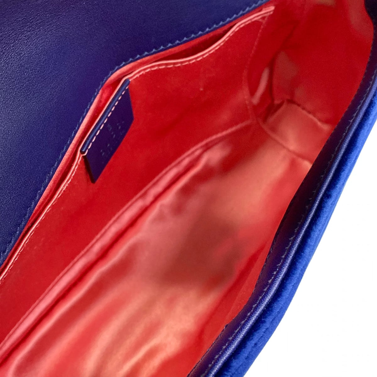 Gucci Marmont Velvet Midnight Blue