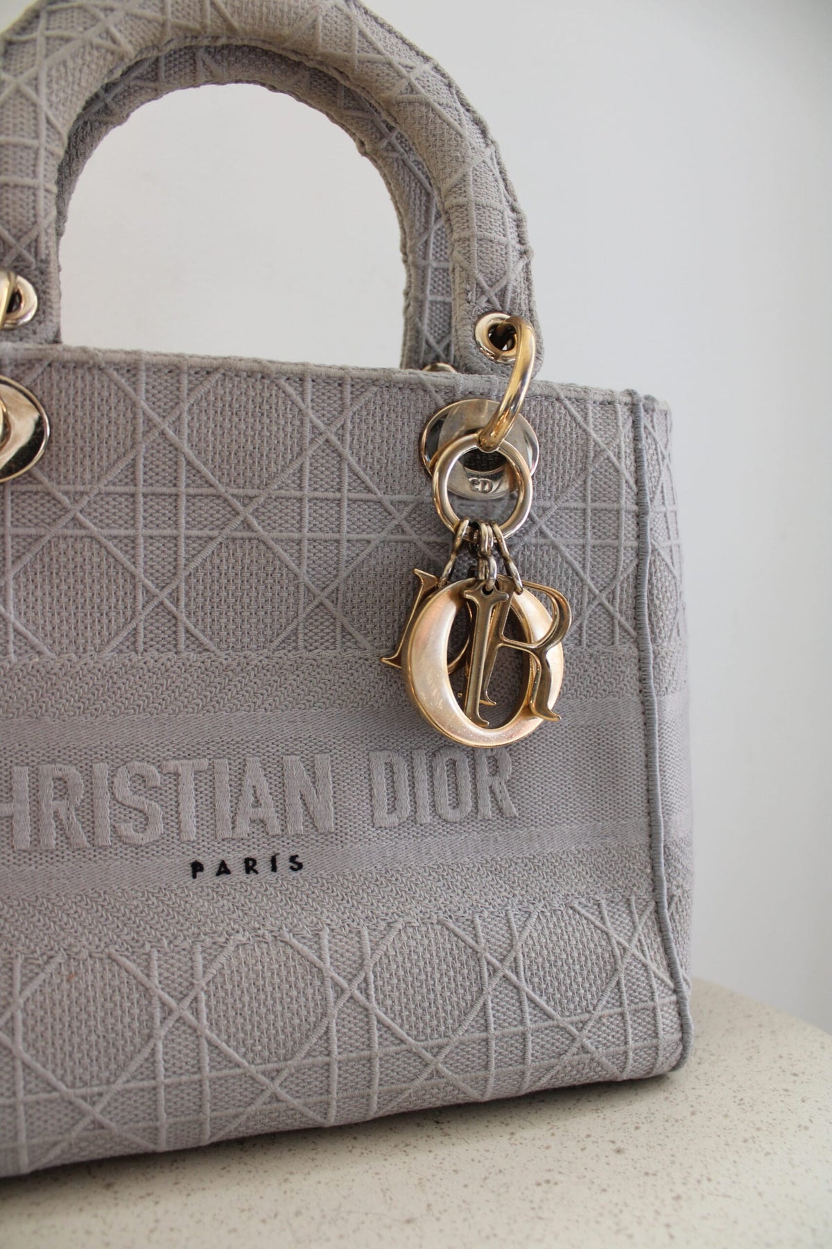 Dior Lady Dior D-Lite Grey