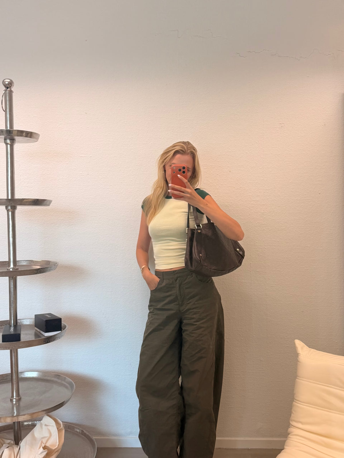 Gucci Abbey Leather Hobo Bag