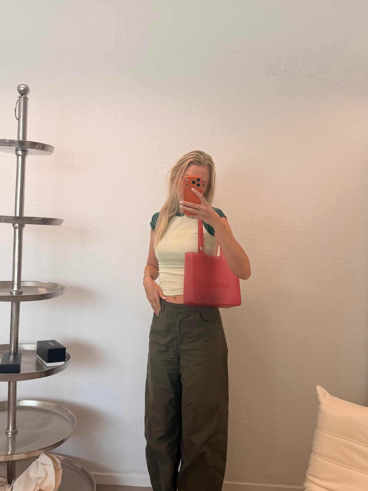 Chanel Rubber Tote Pink