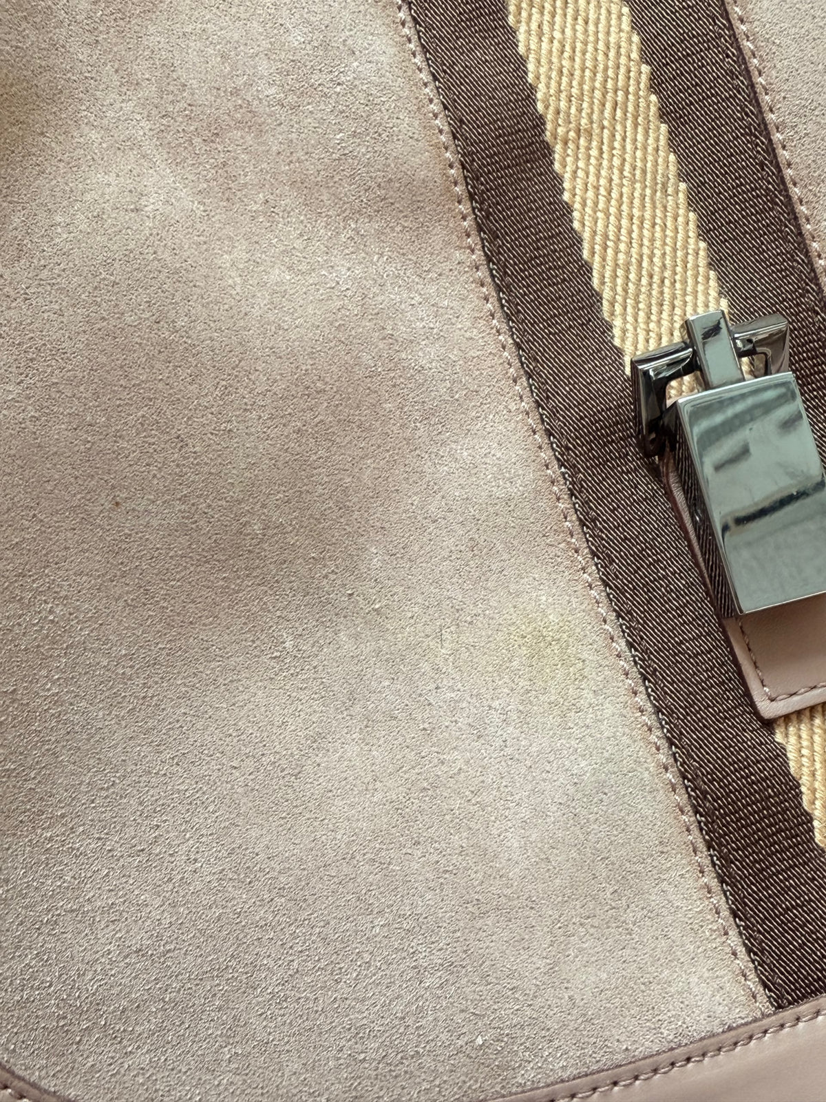 Gucci Jackie 1961 Sherry Line Suede