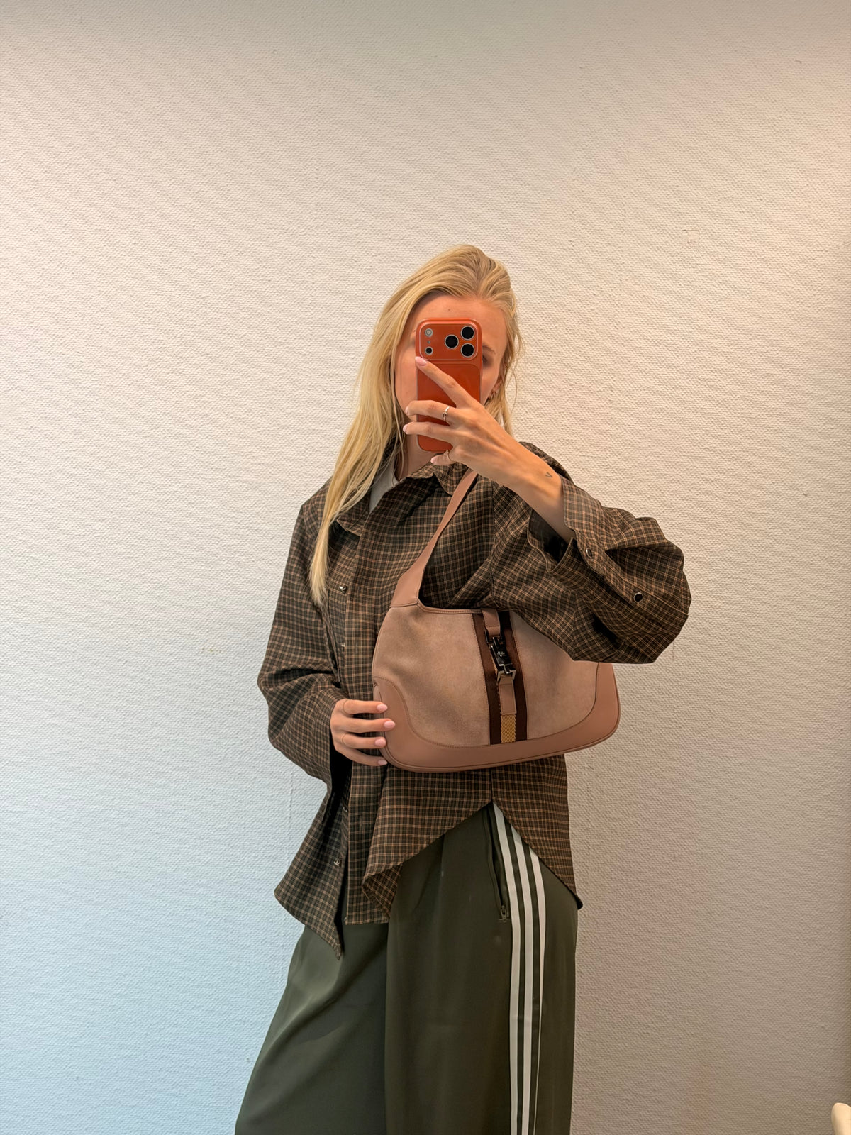 Gucci Jackie 1961 Sherry Line Suede