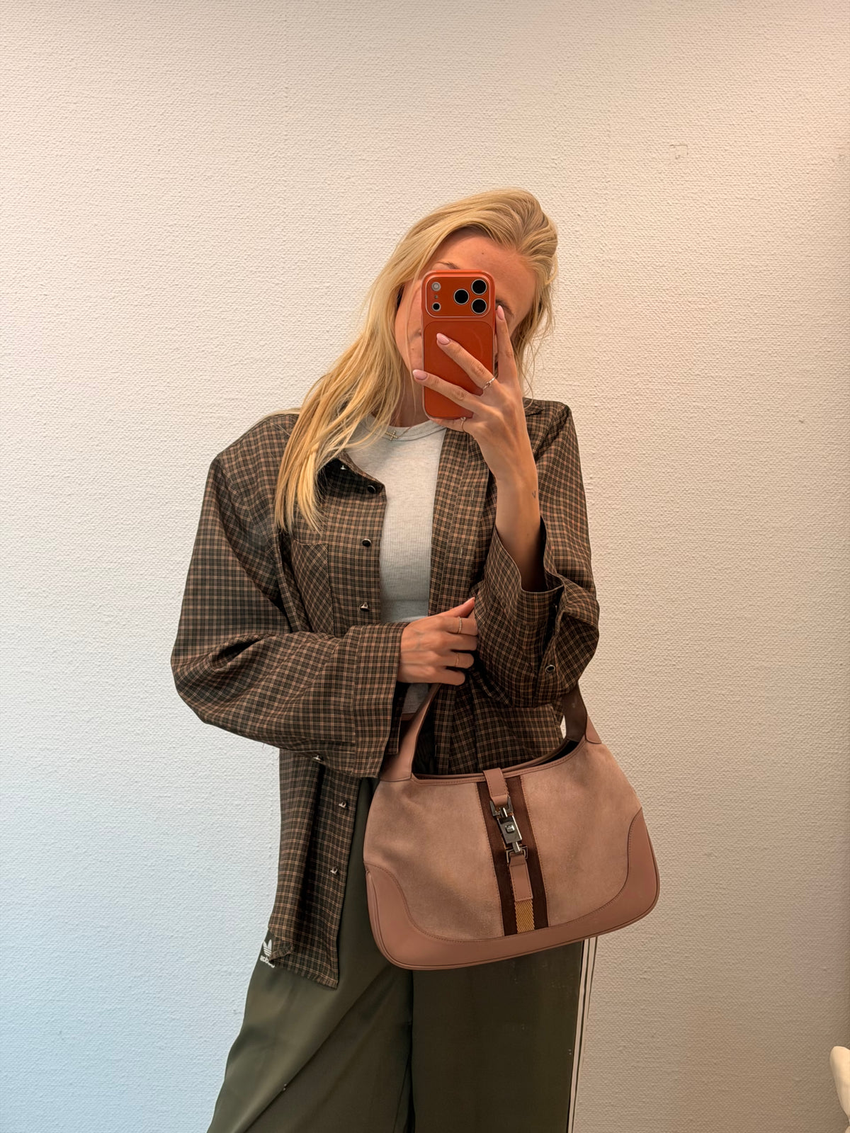 Gucci Jackie 1961 Sherry Line Suede