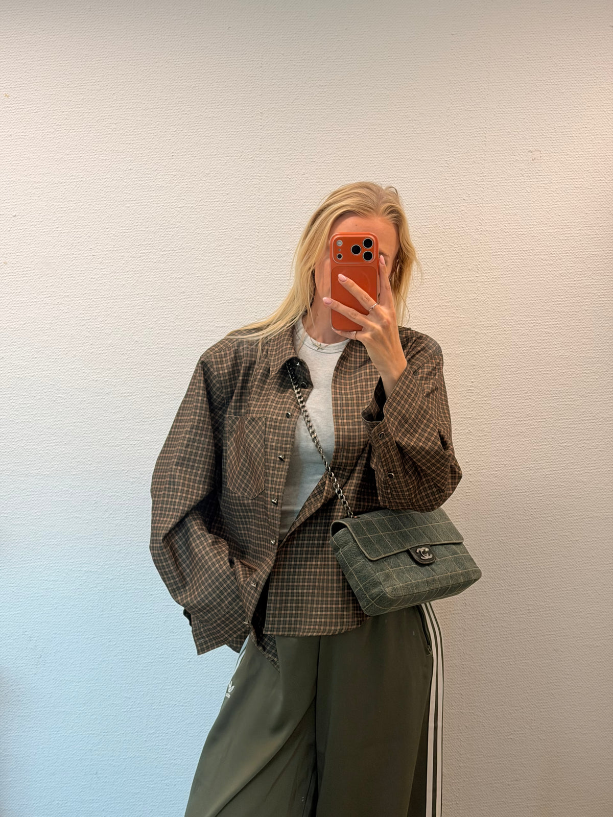 Chanel Single Flap Bag Denim