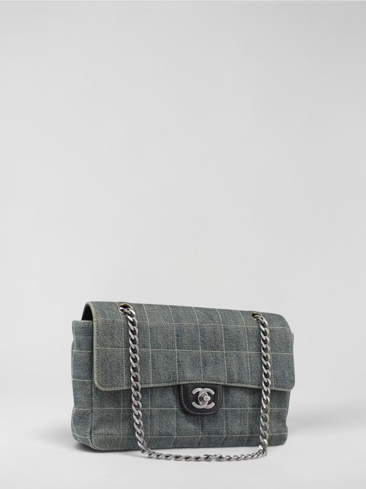 Chanel Single Flap Bag Denim