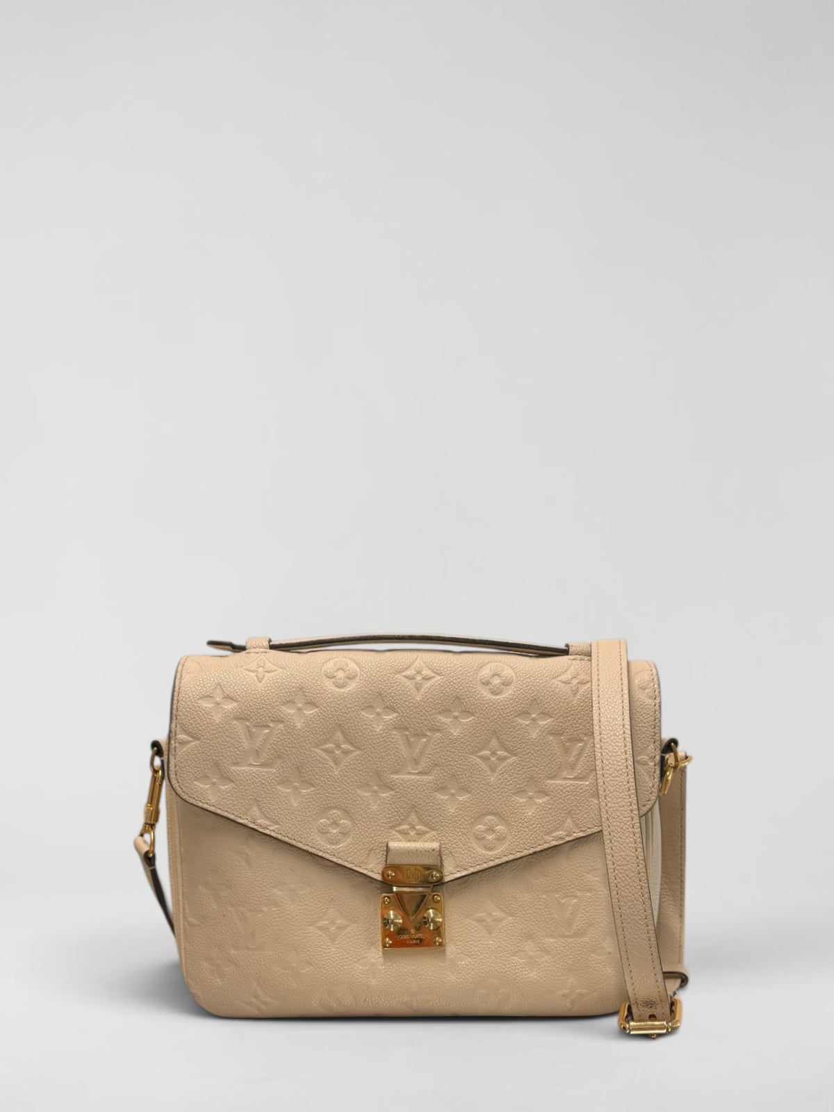 Louis Vuitton Pochette Métis Empreinte Creme