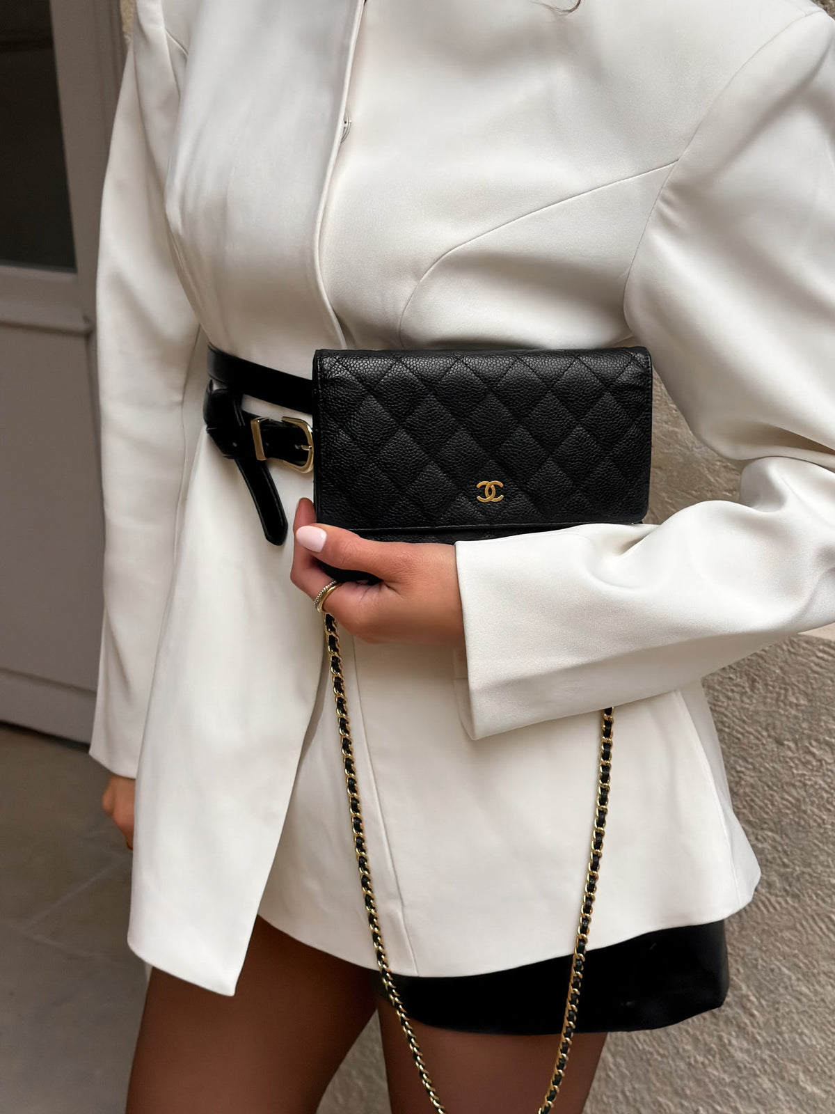 Chanel WOC Bag Caviar Black