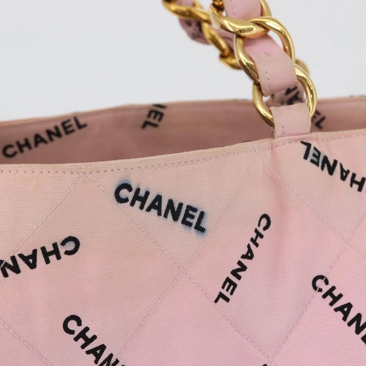 Chanel Pink Gold Tote