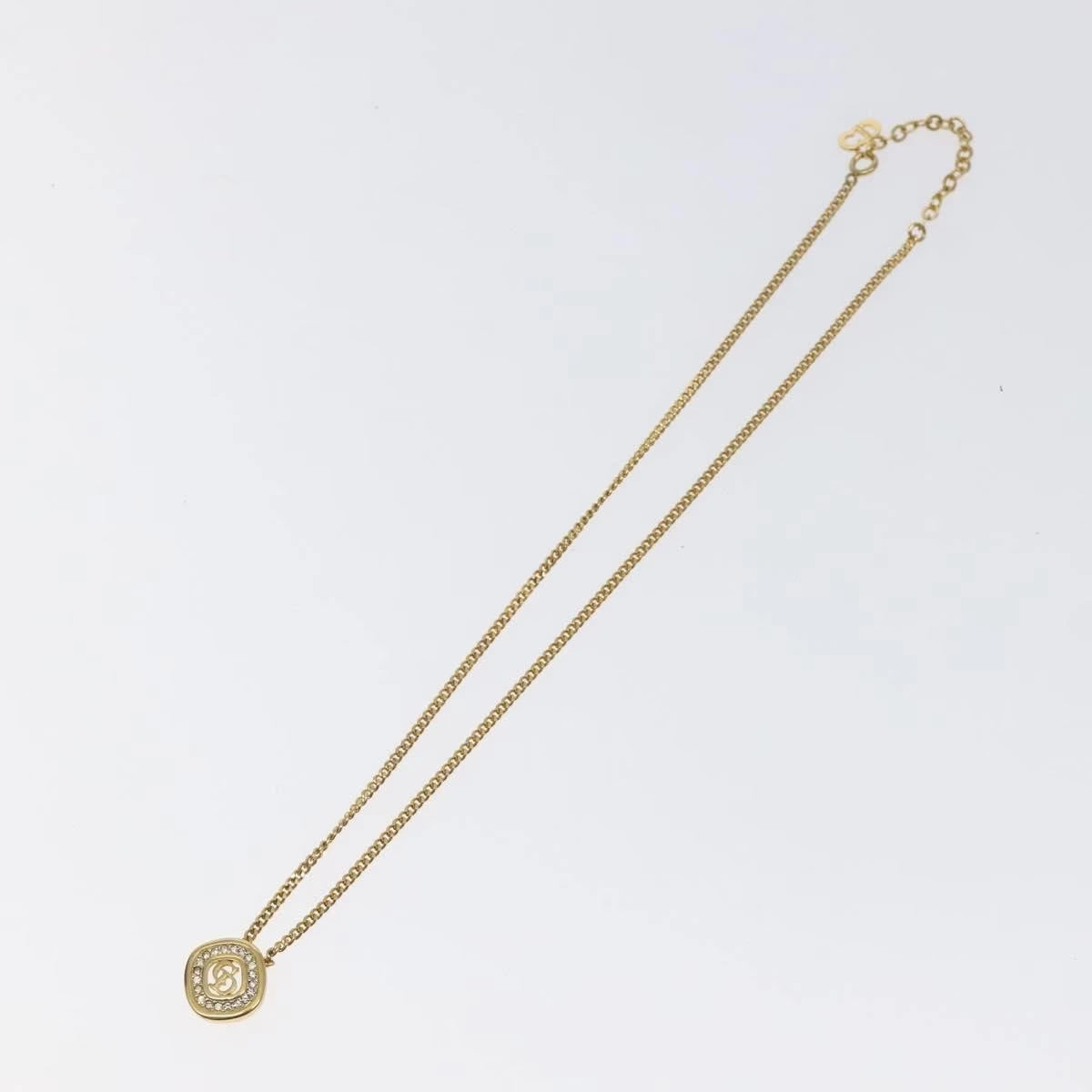 Dior Necklace Pendant Rhinestone