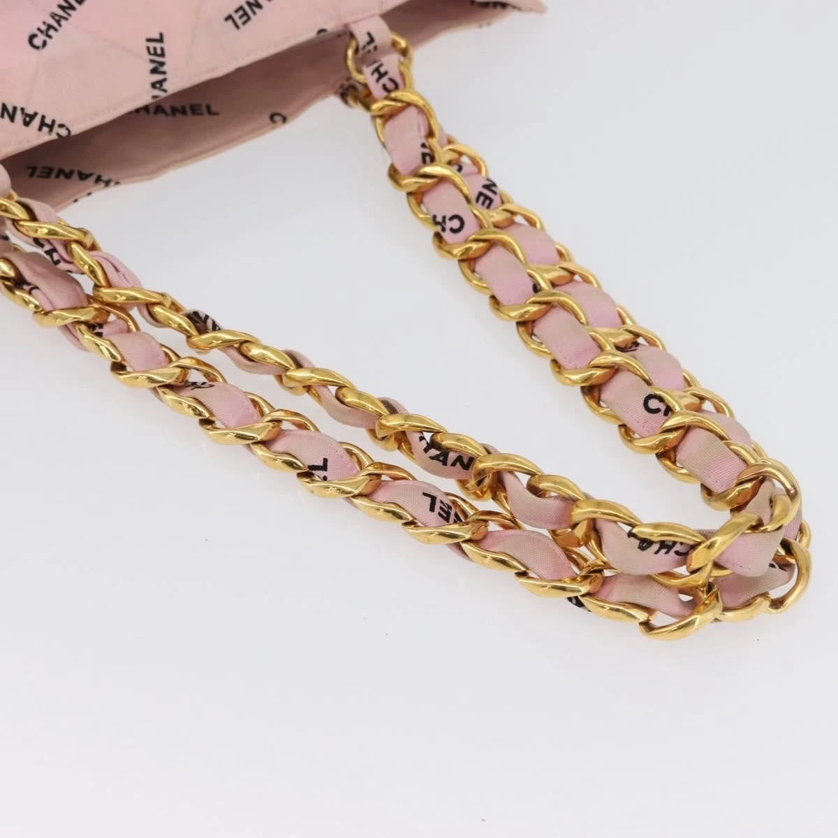 Chanel Pink Gold Tote