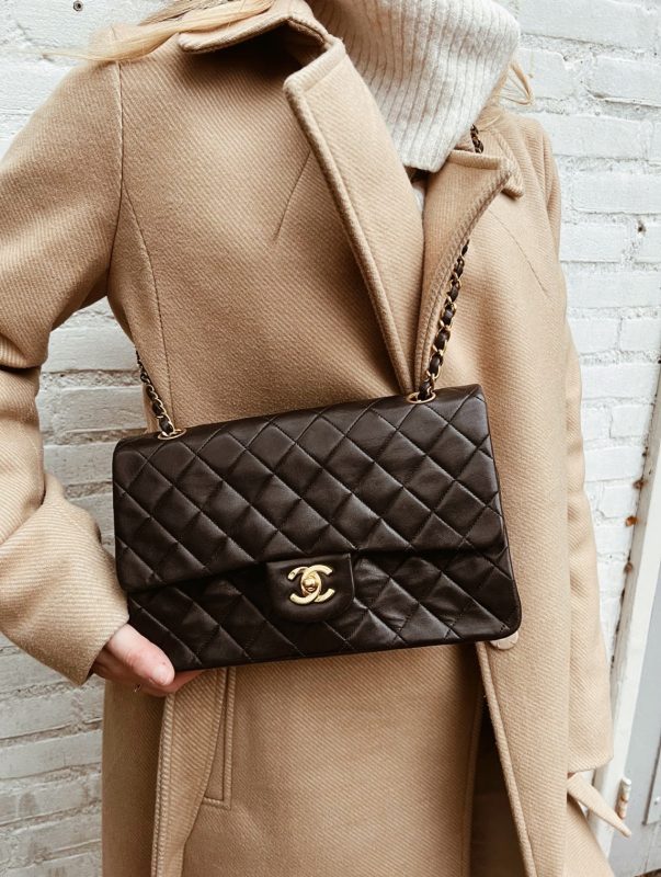 Chanel Double Flap bag black