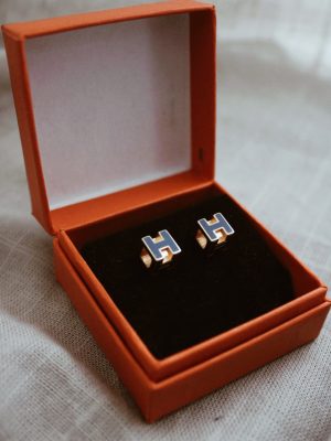 Hermès cage d'h earrings