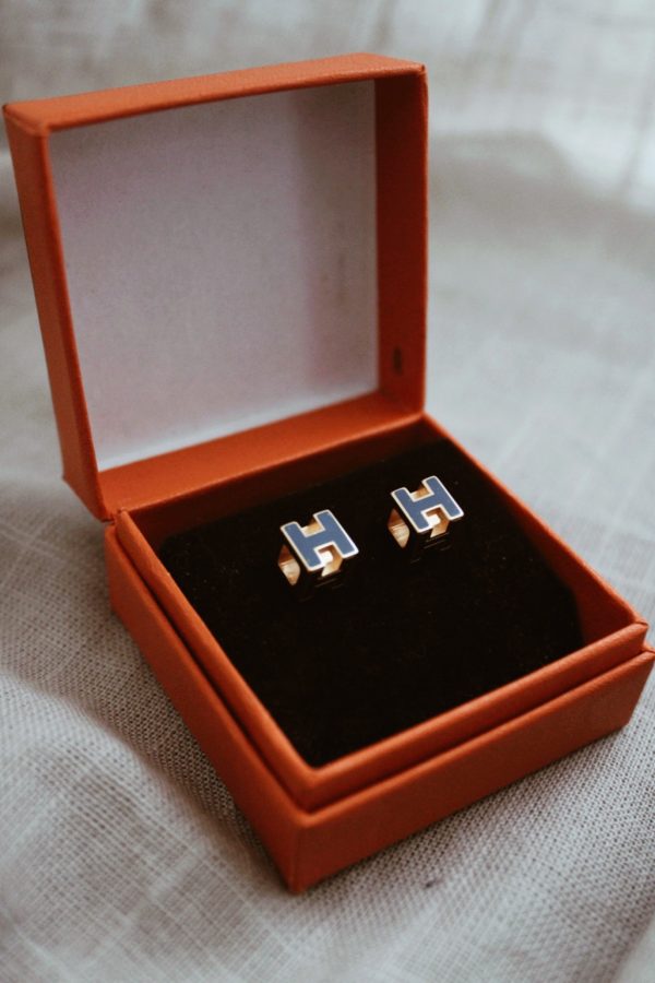 Hermès cage d'h earrings