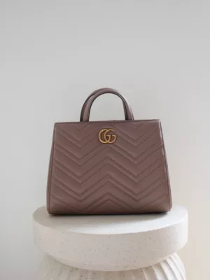 Gucci Marmont tote taupe