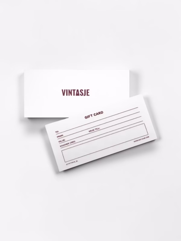 Vintasje gift card
