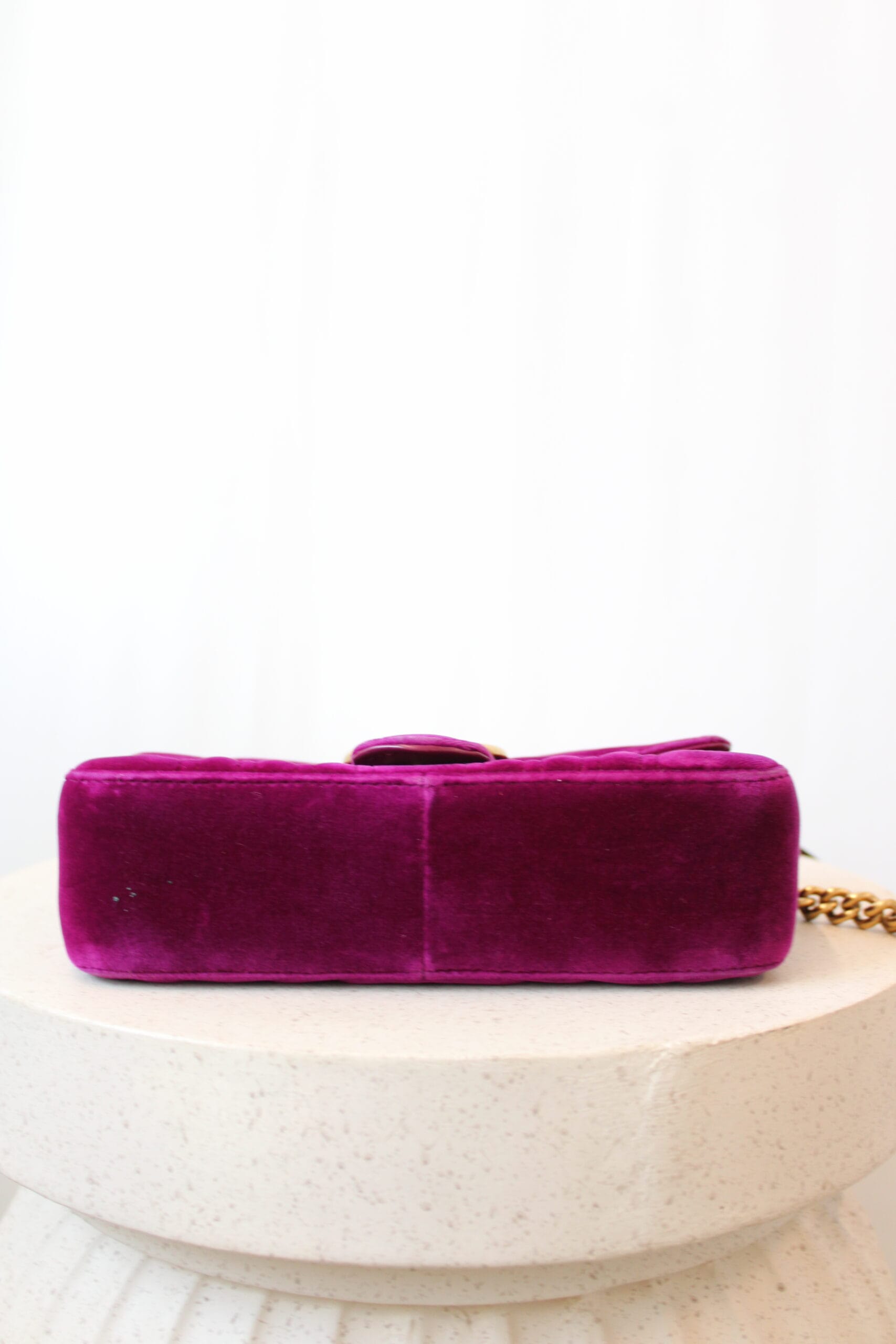 Gucci Marmont Velvet Raspberry - Image 8