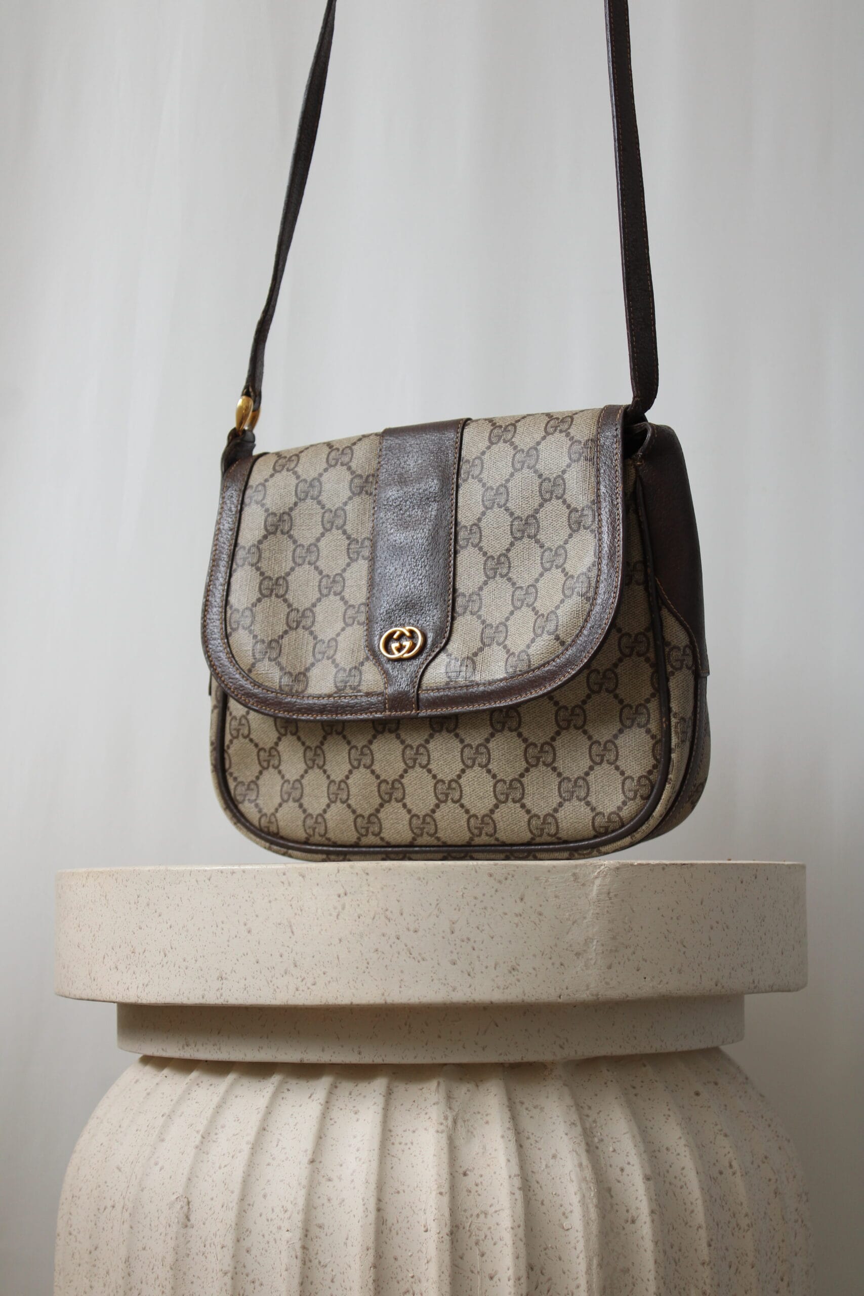 Gucci PVC Crossbody Flap Bag
