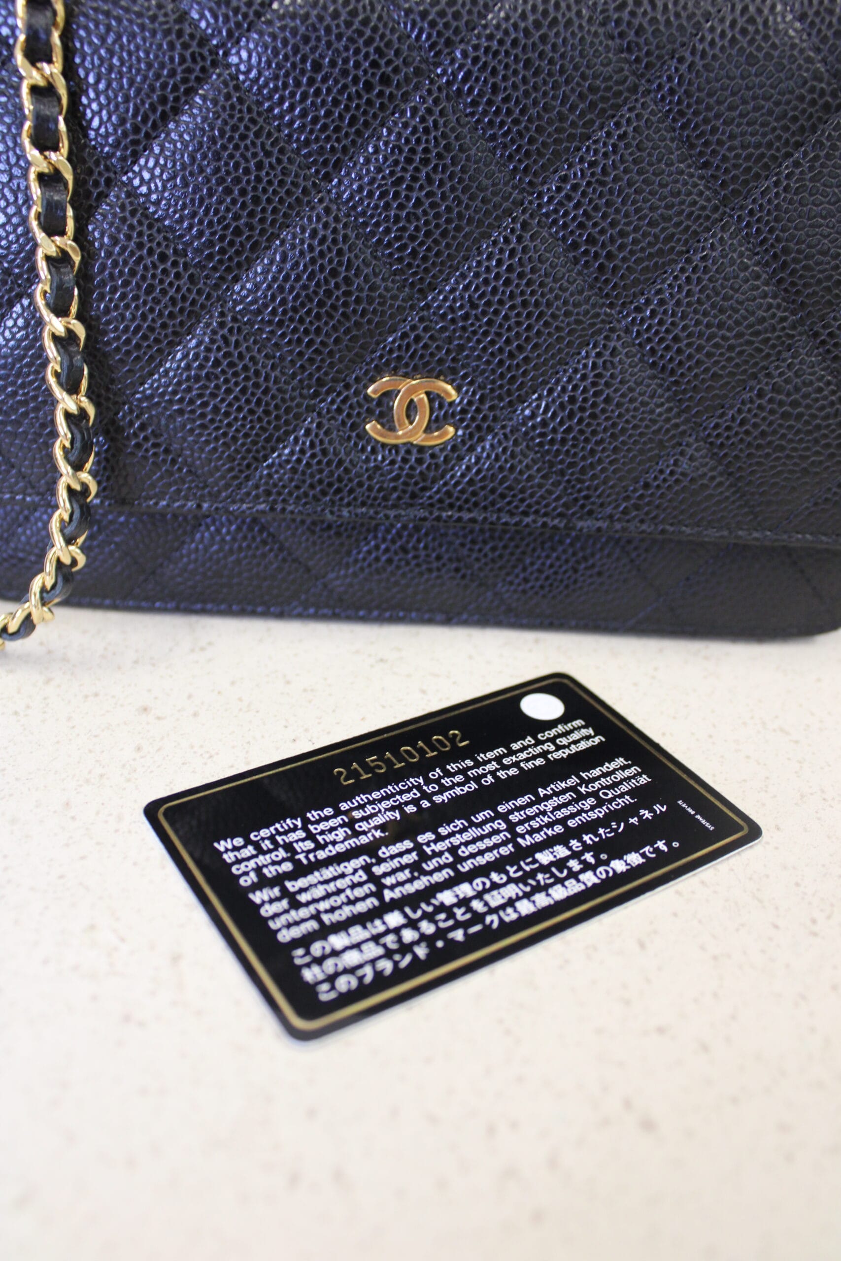 Chanel WOC Bag Caviar Black - Image 11