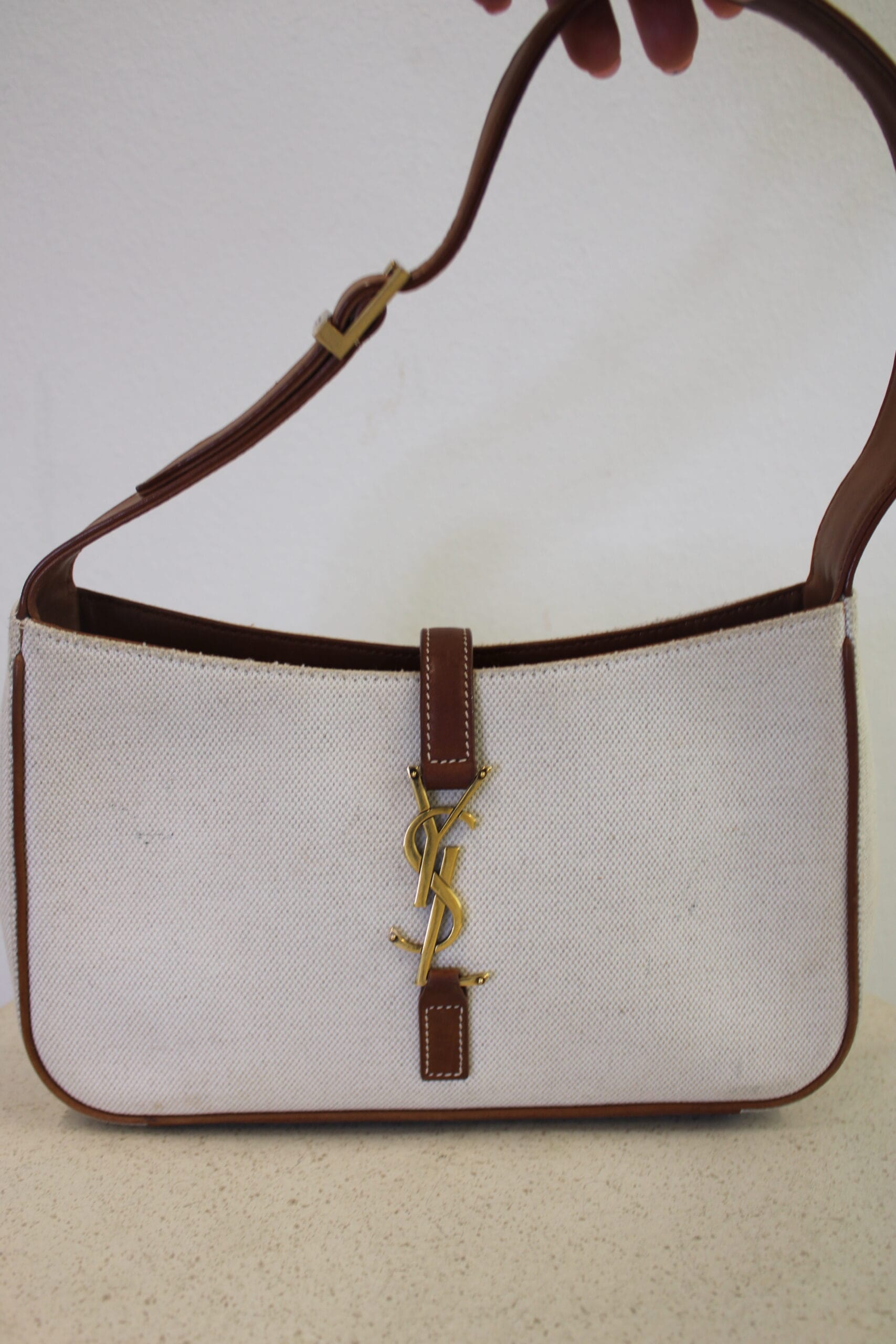 Yves Saint Laurent Hobo 5 a 7 Canvas - Image 3