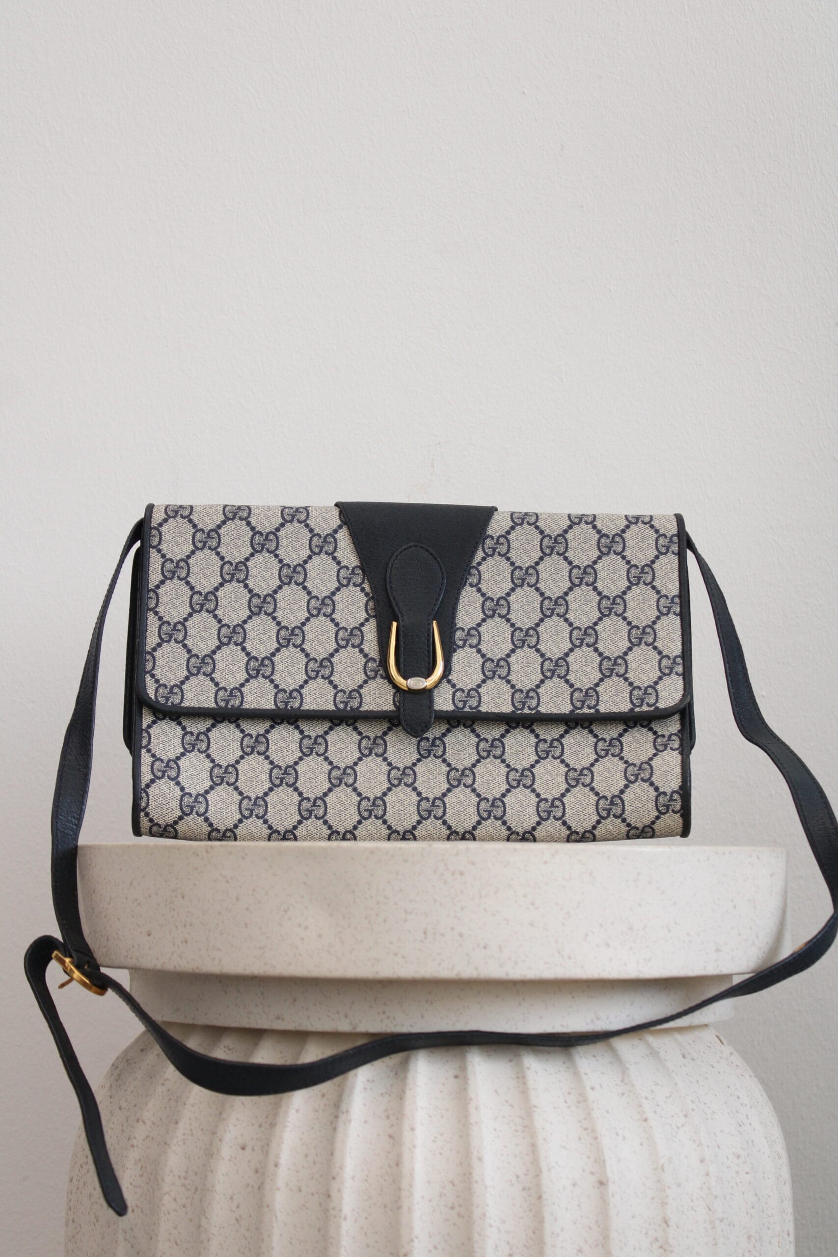 Gucci GG Crossbody PVC Buckle Navy - Image 2