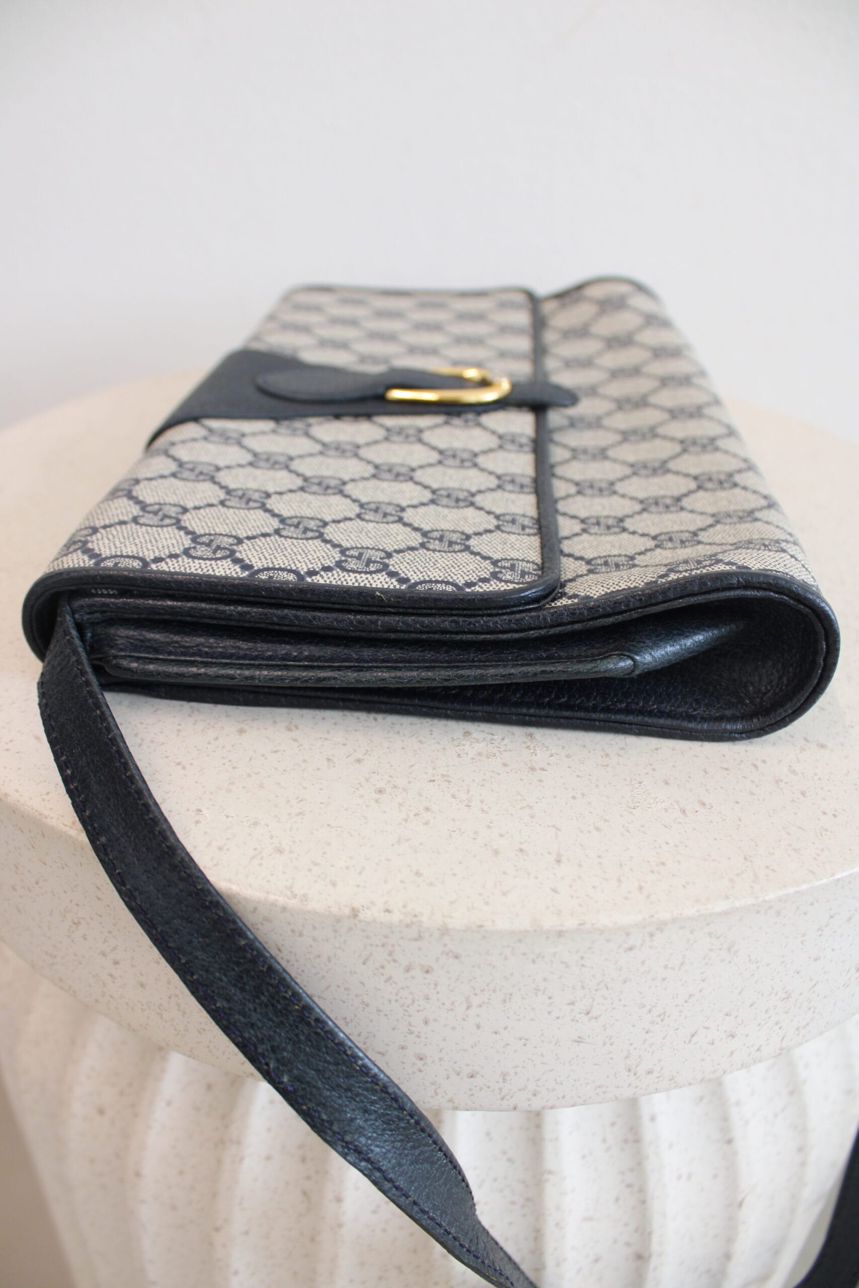 Gucci GG Crossbody PVC Buckle Navy - Image 6