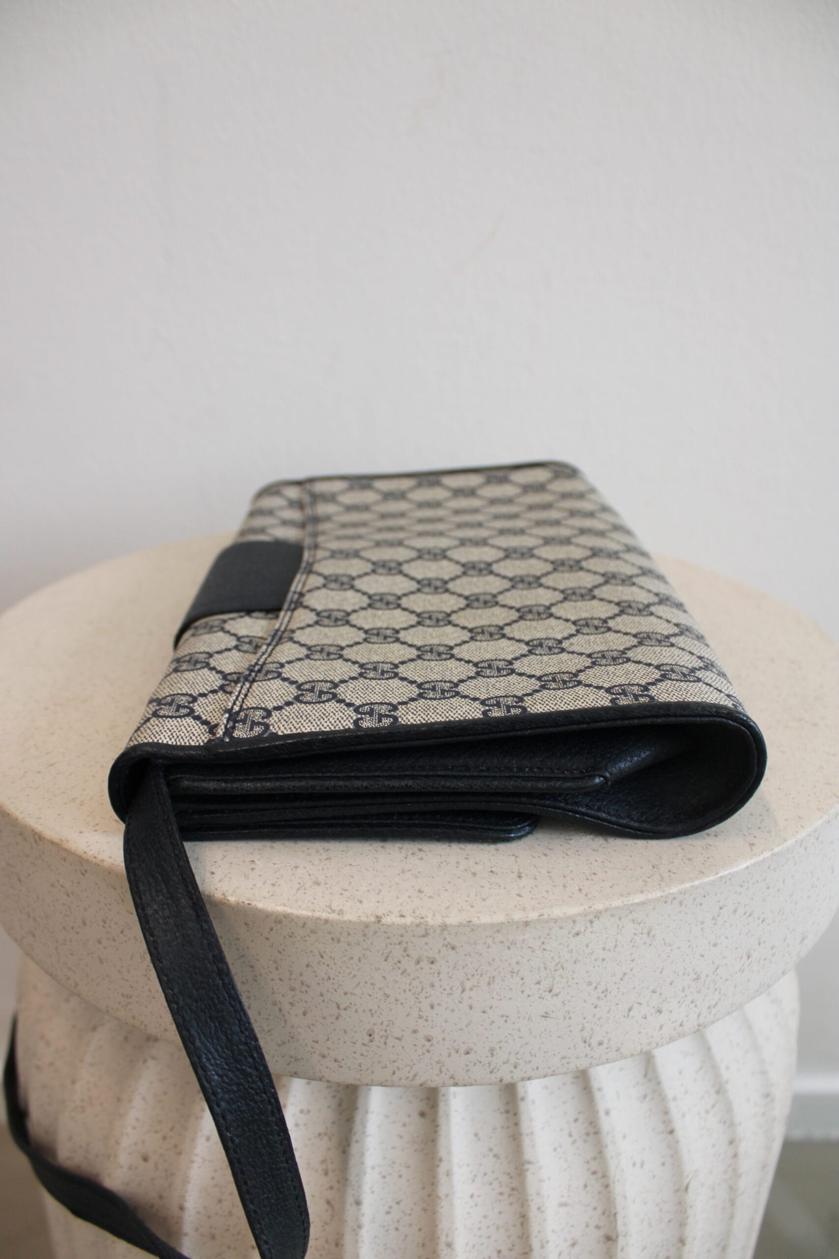 Gucci GG Crossbody PVC Buckle Navy - Image 7