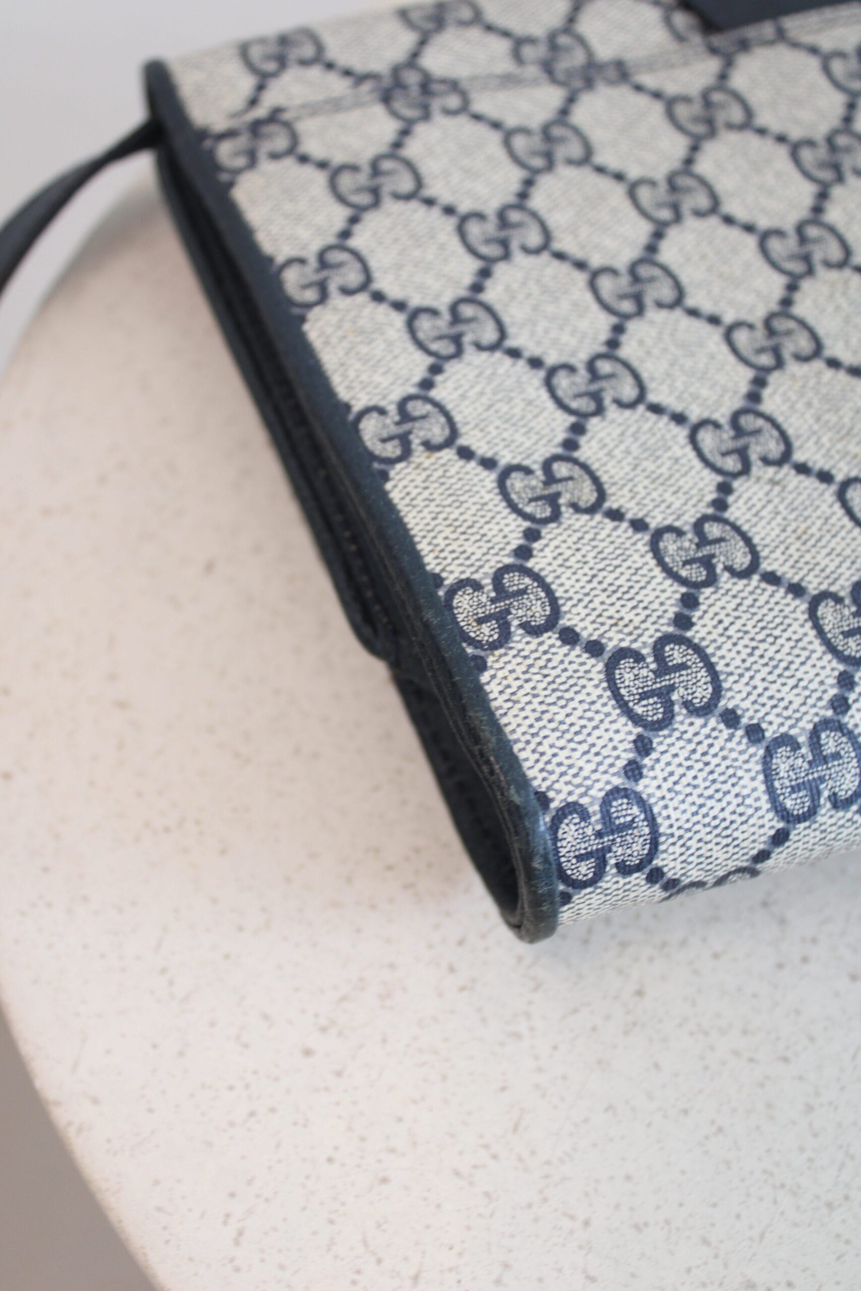 Gucci GG Crossbody PVC Buckle Navy - Image 9