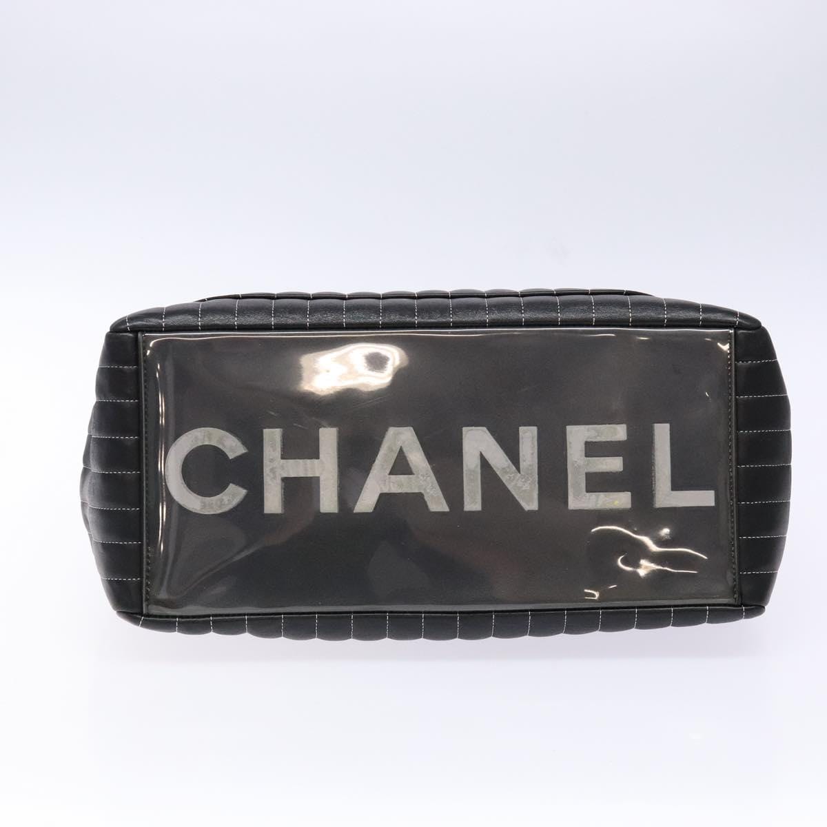 Chanel Leather Stitch Tote Black - Image 8