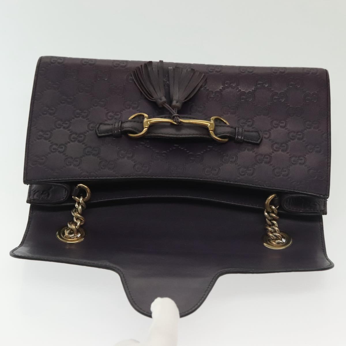 Gucci Guccissima Horsebit Aubergine - Image 11