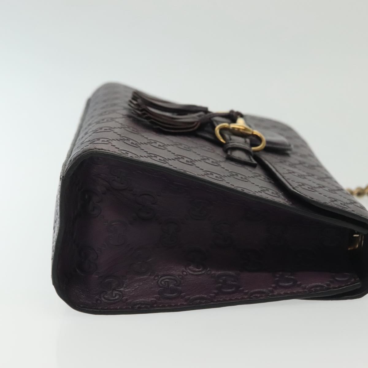 Gucci Guccissima Horsebit Aubergine - Image 7