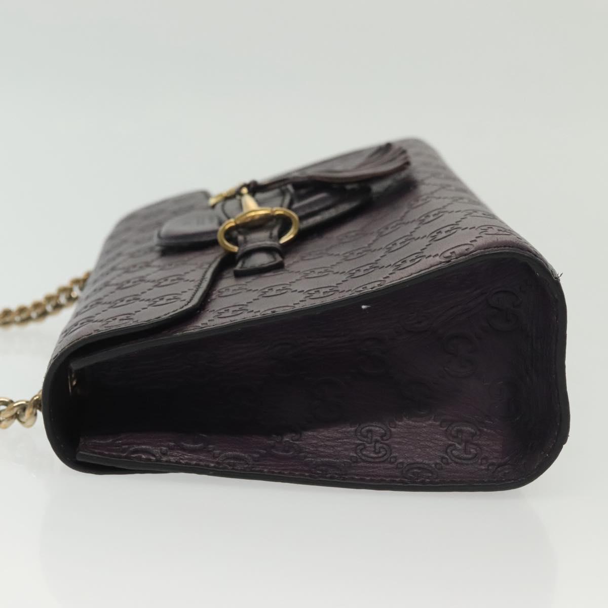 Gucci Guccissima Horsebit Aubergine - Image 8