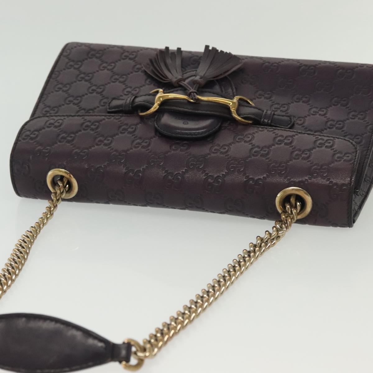 Gucci Guccissima Horsebit Aubergine - Image 9