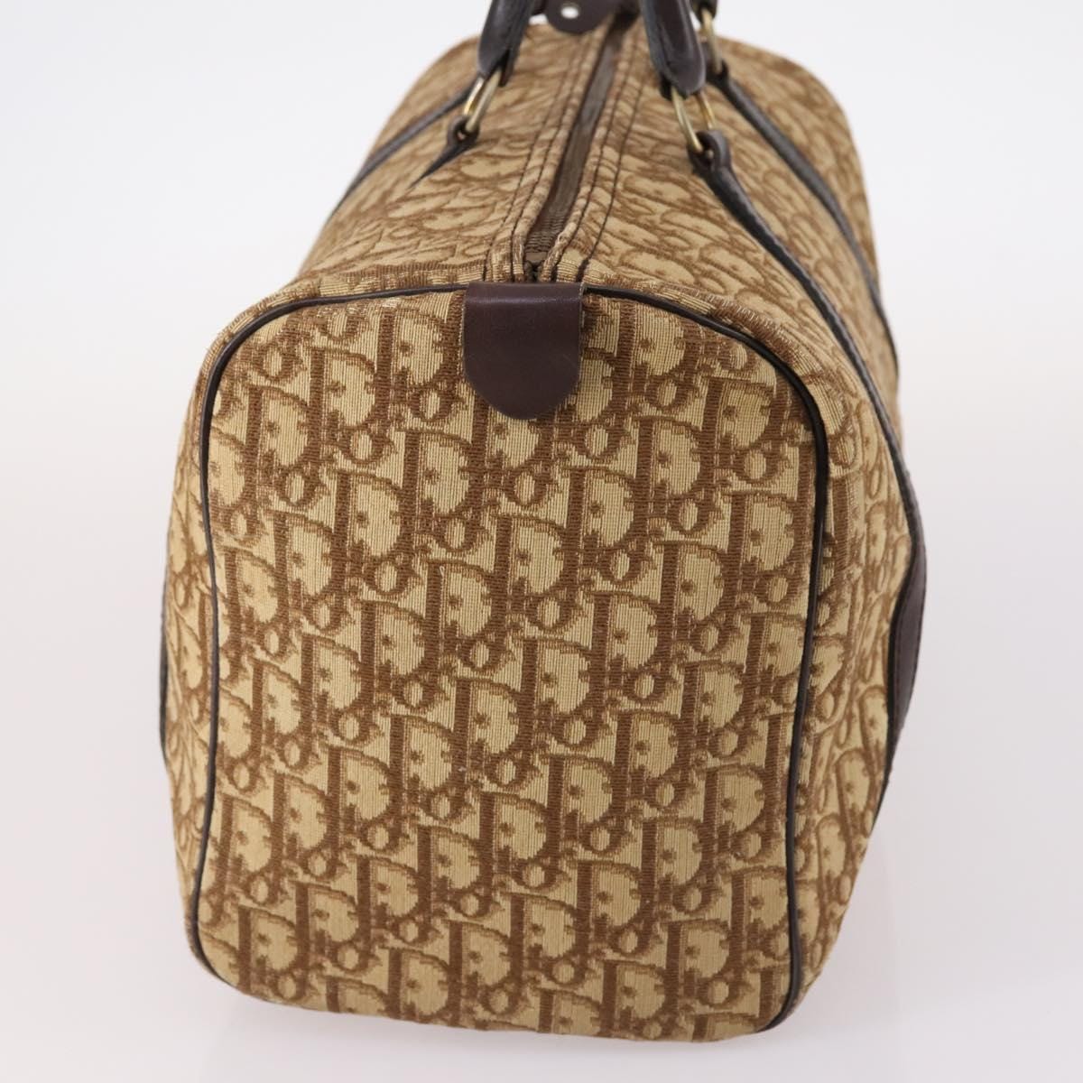 Dior Boston Bag Brown - Image 6
