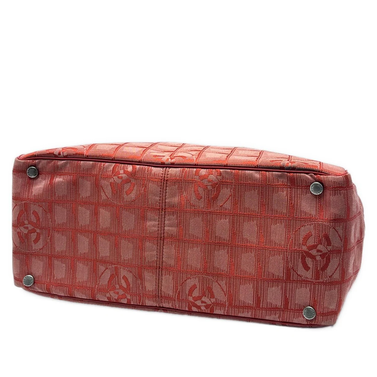 Chanel Travel Line Tote Red - Image 5
