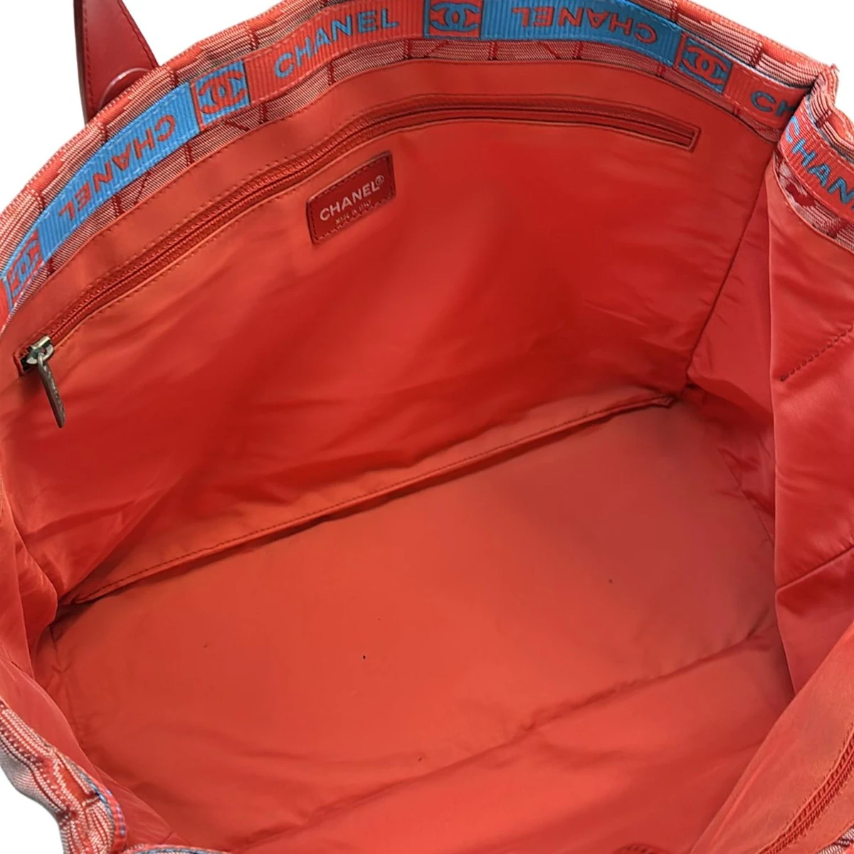 Chanel Travel Line Tote Red - Image 10