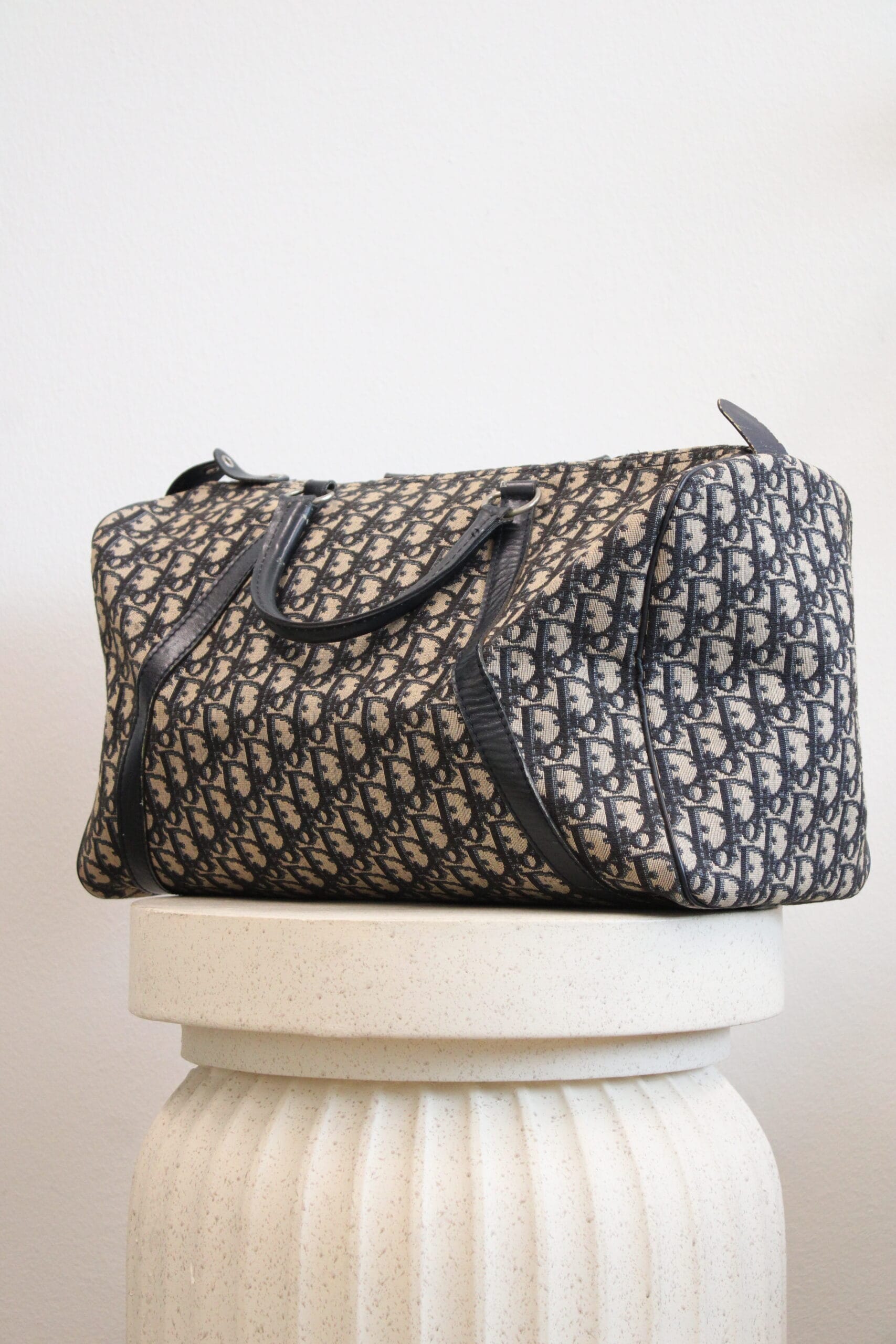 Dior Boston Bag Navy - Image 2
