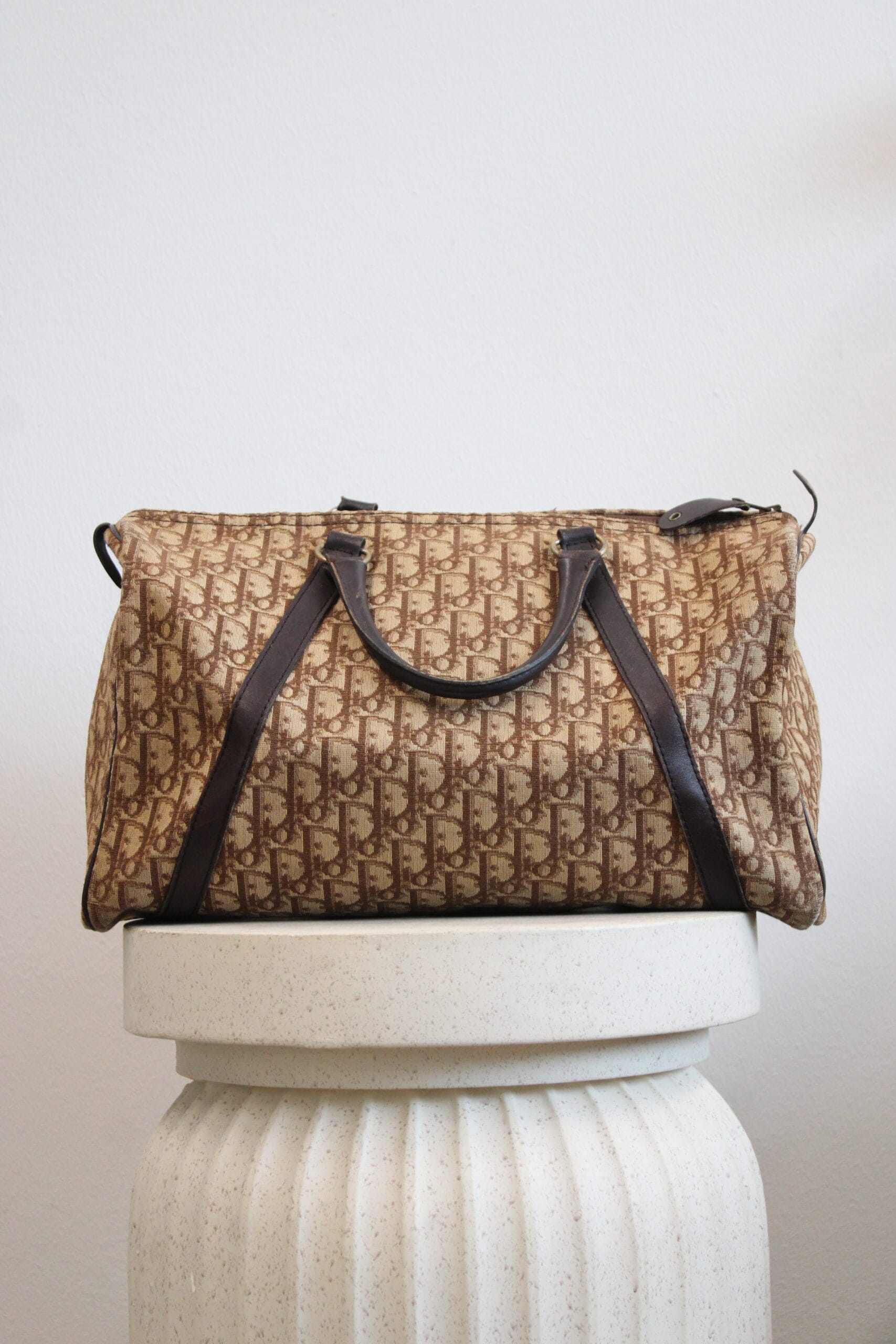 Dior Boston Bag Brown - Image 2